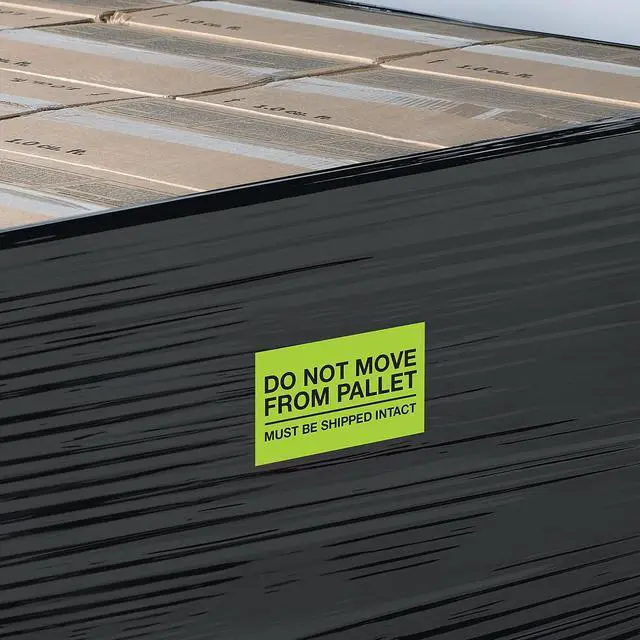 Alt view image 3 of 5 - Tape Logic Labels "Do Not Move From Pallet" 4" x 6" Fluorescent Green 500/Ro DL1331