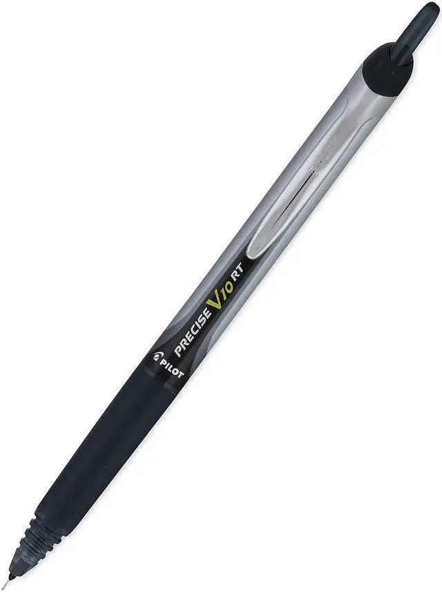 Alt view image 5 of 5 - Pilot Retractable Roller Ball Pen Bold 1 mm Black Ink/Barrel Stand 13450