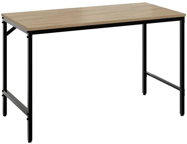 Alt view image 5 of 6 - Safco Simple Work Desk, 45.5" x 23.5" x 29.5", Walnut (SAF5272BLWL)