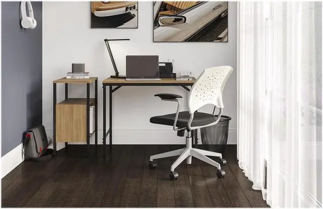 Alt view image 10 of 11 - Safco Simple Storage Unit, 23.5 x 14 x 29.6, Walnut, Each (SAF5507BLWL)