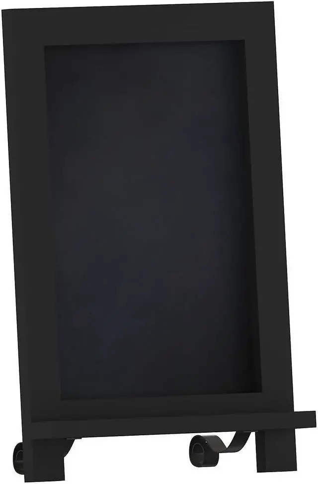 Main image of Flash Furniture Canterbury Tabletop Magnetic Chalkboard Sign Black 9.5" x 14" (HFKHDGDIS222315)
