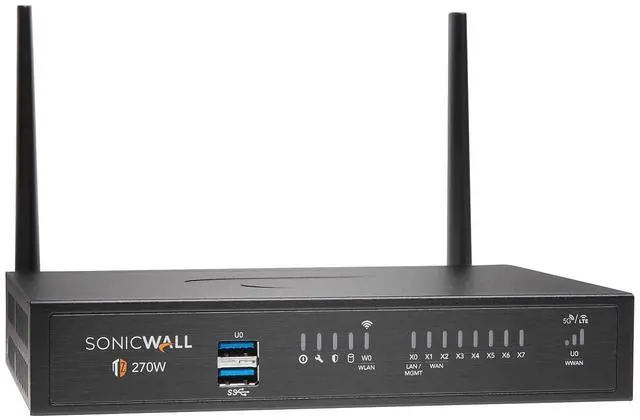 Alt view image 2 of 16 - SonicWall TZ270W Wireless Firewall (Gen 7) w/ Secure Upgrade Plus (3-Year Essential Protection Security Suite) and 1 Year CSE | 03-SSC-3003