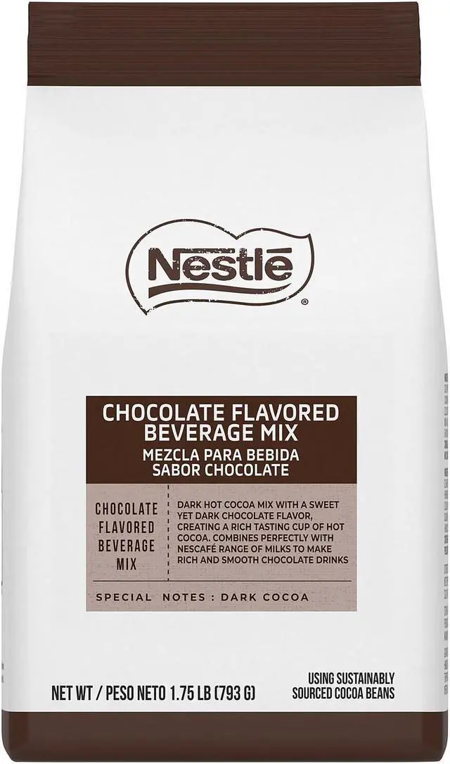 Alt view image 2 of 5 - Milano Premium Chocolate Hot Cocoa Mix 28 oz Packet 4/Carton 416818