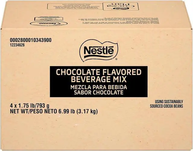 Alt view image 3 of 5 - Milano Premium Chocolate Hot Cocoa Mix 28 oz Packet 4/Carton 416818