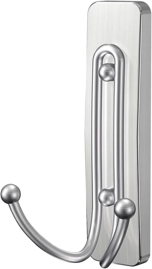 Alt view image 4 of 5 - 3M COMPANY LG SN DBL Bath Hook BATH36-SN-ES