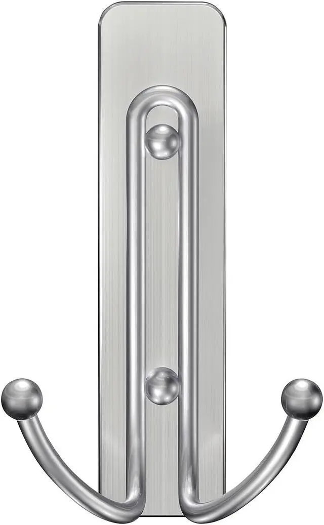 Alt view image 3 of 5 - 3M COMPANY LG SN DBL Bath Hook BATH36-SN-ES