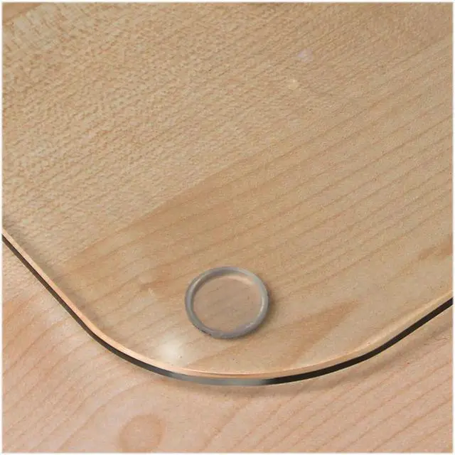 Alt view image 17 of 17 - Desktex Glaciermat Glass Desk Pad - 24" Width x 19" Depth - Clear FLRFCDE1924G