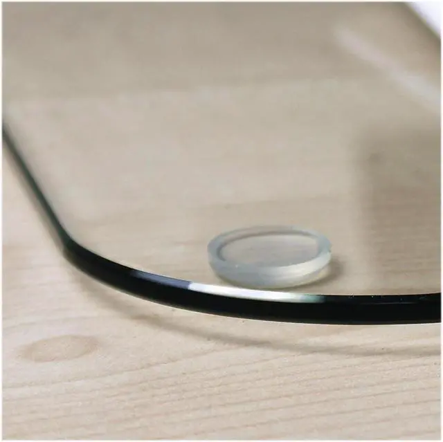 Alt view image 16 of 17 - Desktex Glaciermat Glass Desk Pad - 24" Width x 19" Depth - Clear FLRFCDE1924G