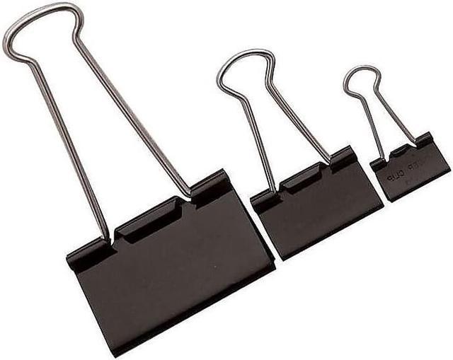 Staples 15348 Mini Binder Clip, 12 pk, Black