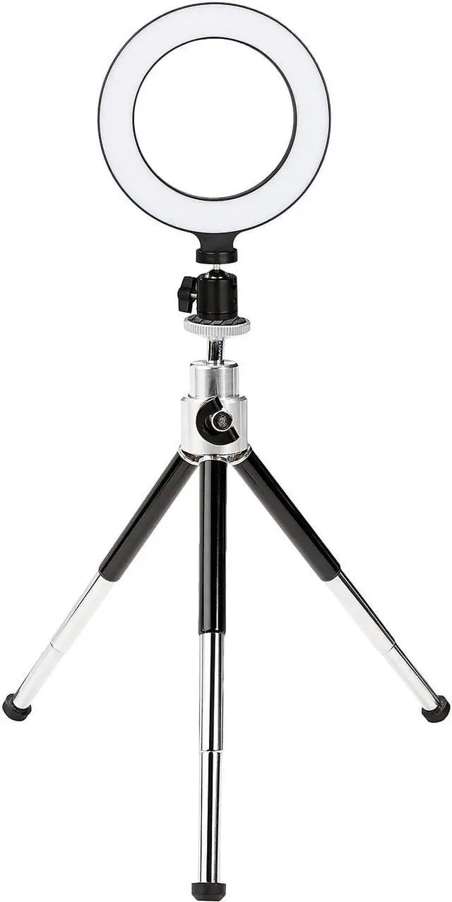 Alt view image 2 of 6 - Codi 6 LED Ring Light with Mini Tripod Stand LEDRING6