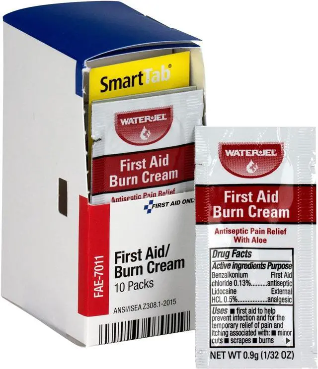 Main image of First Aid Only Inc First Aid Burn Cream 10/PK White FAE7011