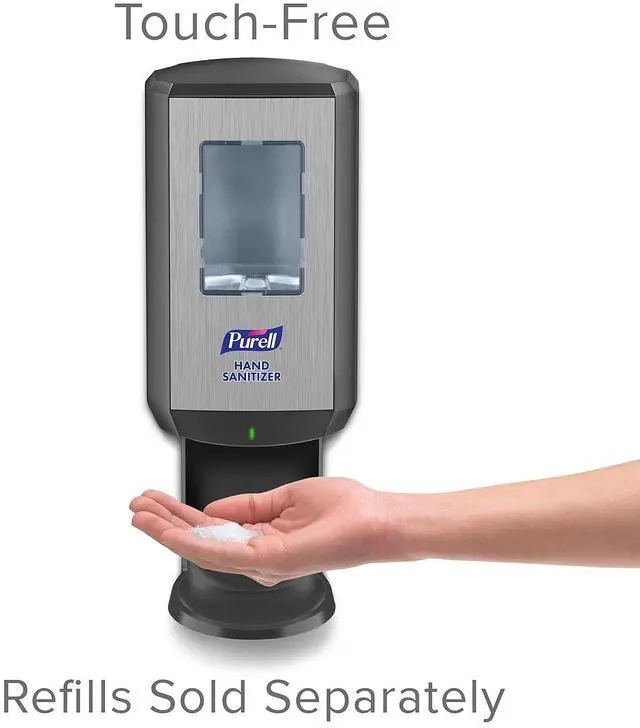 Alt view image 2 of 8 - PURELL CS 6 Automatic Wall Mounted Hand Sanitizer Dispenser Graphite (6524-01)