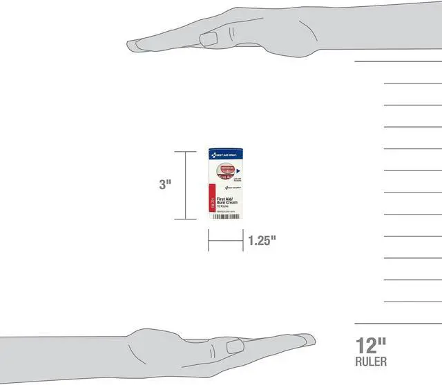Alt view image 3 of 19 - First Aid Only Inc First Aid Burn Cream 10/PK White FAE7011
