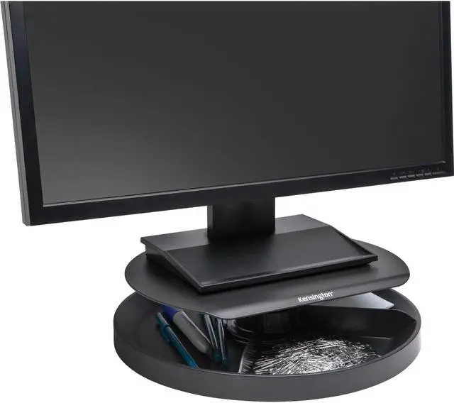 Alt view image 6 of 16 - Kensington Monitor Stand SmartFit 12-3/5"Wx12-3/5"Dx3-1/10"H Black 52787