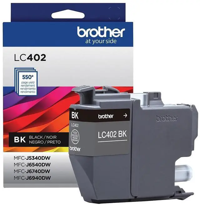 Alt view image 5 of 10 - Brother LC402BKS Ink 550 Page-Yield Black