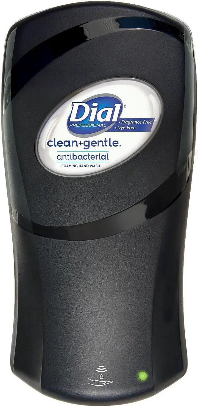 Alt view image 4 of 9 - Dial Clean+Gentle Antibacterial Foaming Hand Wash Refill for FIT Touch Free Dispenser Fragrance Free 1 L 3/CT (DIA32106CT)