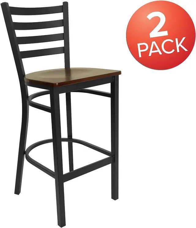 Alt view image 9 of 13 - 18" Table Height Stool, Stackable Backless Metal Indoor Dining Stool, Commercial Grade Restaurant Stool in Green - Set of 4