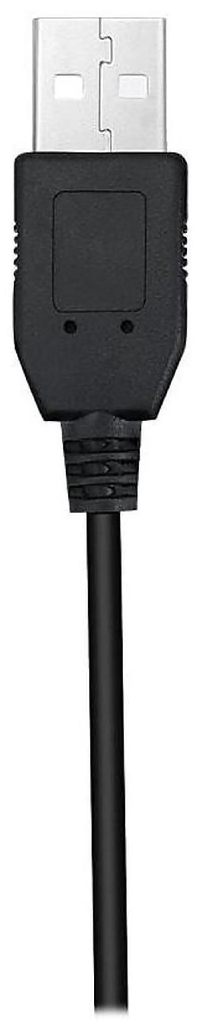 Alt view image 18 of 20 - Adesso Black Xtream H5U USB Connector Stereo USB Multimedia Headphone/Headset with Microphone