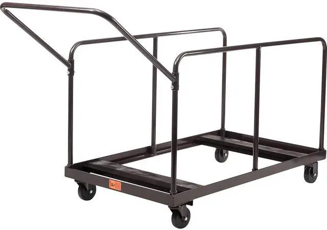 Alt view image 3 of 7 - NSP Folding Table Dolly For Round and Rectangular Tables - 660 lb Capacity - 31.25 x 27.75 x 47.5 - Brown  DYMU