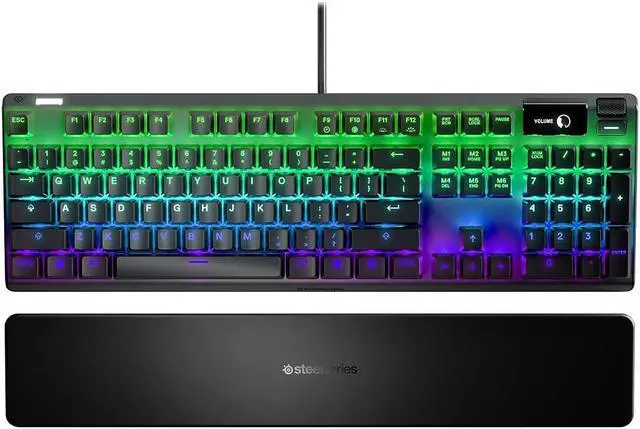 Alt view image 19 of 20 - SteelSeries 64636 Apex 7 TKL RGB Mechanical Gaming Keyboard (Red Switch)