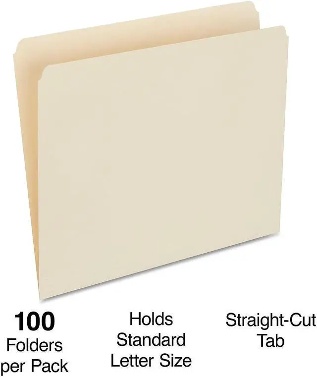 Alt view image 10 of 10 - UNIVERSAL Recycled Interior File Folders 1/3 Cut Top Tab Letter Manila 100/Box