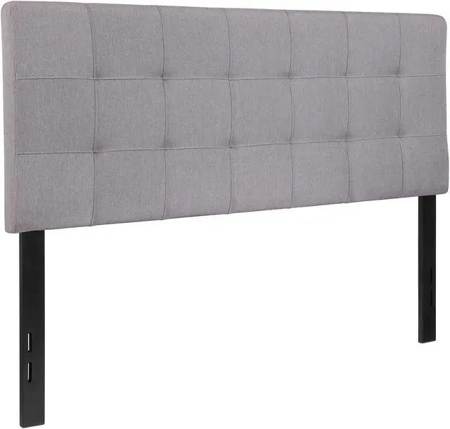 Alt view image 17 of 20 - Bedford Tufted Upholstered Full Size Headboard in Navy Fabric