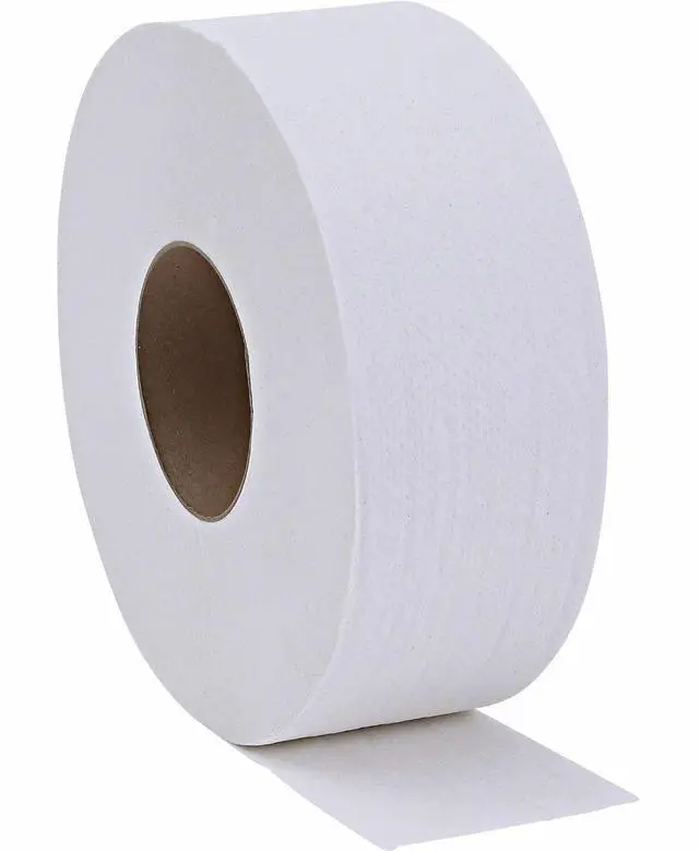 Alt view image 2 of 7 - Genuine Joe 2-ply Jumbo Roll Dispensor Bath Tissue