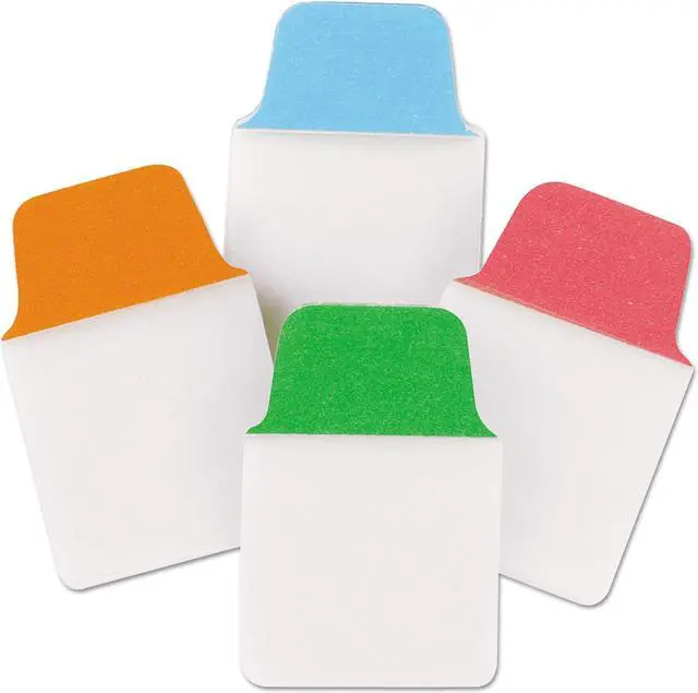 Alt view image 2 of 18 - Avery Mini Ultra Tabs, 1 x 1.5, 2-Side Writable, Red/Blue/Orange, 80 Repositionable Tabs (74763)