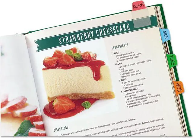 Alt view image 16 of 18 - Avery Mini Ultra Tabs, 1 x 1.5, 2-Side Writable, Red/Blue/Orange, 80 Repositionable Tabs (74763)