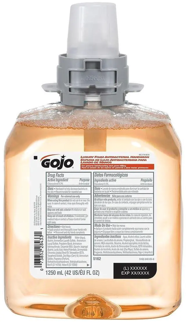 Alt view image 2 of 3 - GOJO Antibacterial Foaming Hand Soap Refill 42 Fl. Oz. 5162-04
