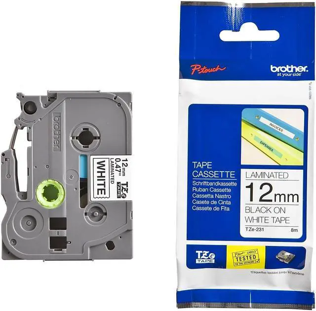 Alt view image 10 of 14 - Brother P-Touch TZe Flexible Tape Cartridge for P-Touch Labelers 1in x 26.2ft