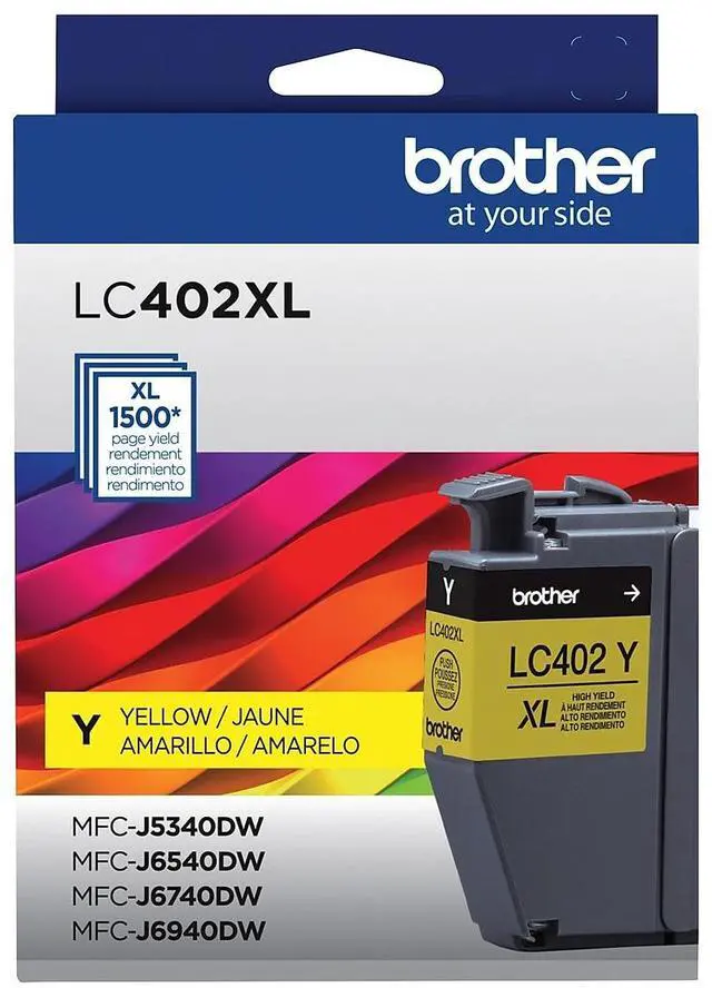 Alt view image 6 of 8 - Brother LC402XL Original High XL Yield Ink Cartridge Yellow LC402XLYS