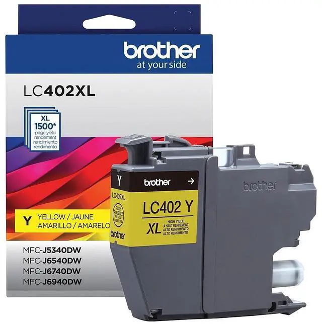 Alt view image 5 of 8 - Brother LC402XL Original High XL Yield Ink Cartridge Yellow LC402XLYS