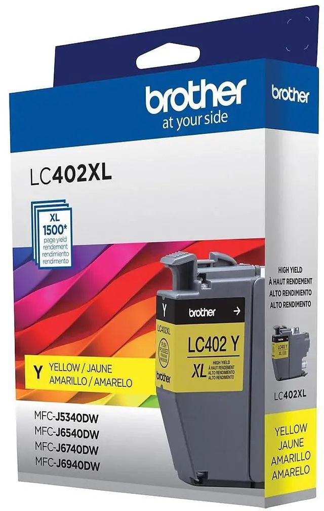 Alt view image 8 of 8 - Brother LC402XL Original High XL Yield Ink Cartridge Yellow LC402XLYS