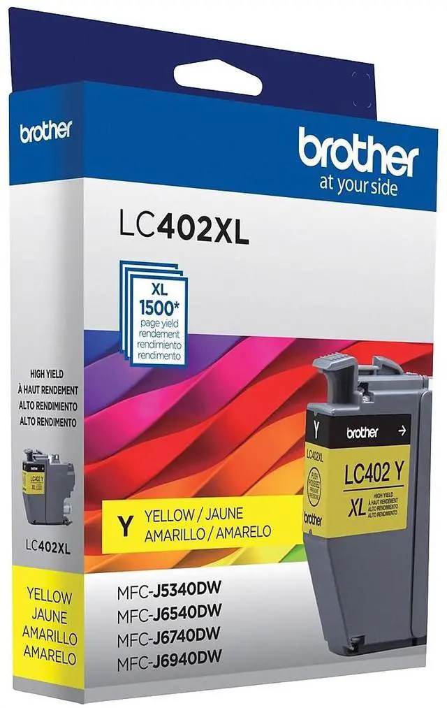 Alt view image 7 of 8 - Brother LC402XL Original High XL Yield Ink Cartridge Yellow LC402XLYS