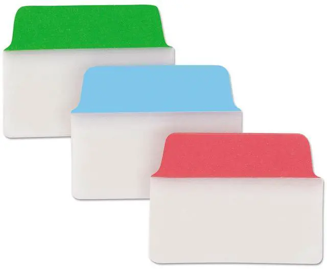Alt view image 4 of 11 - Avery Ultra Tabs Repositionable Tabs 2 x 1 1/2 Primary: Blue Green Red 24/Pack
