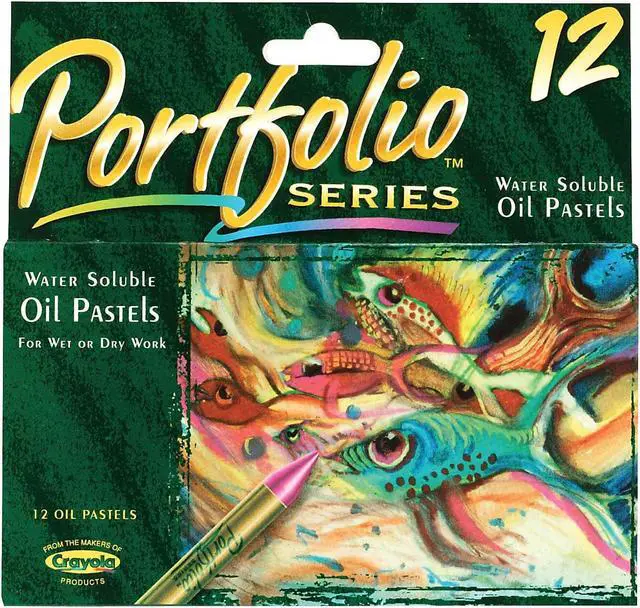Alt view image 7 of 8 - Crayola Portfolio Pastels 12/Pkg-Assorted Colors