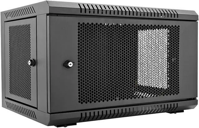 Alt view image 11 of 20 - 6U RACK WALL MOUNT ENCLOSURE
