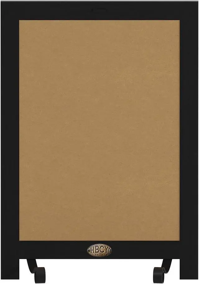 Alt view image 5 of 19 - Flash Furniture Canterbury Tabletop Magnetic Chalkboard Sign Black 12" x 17" (HFKHDGDIS722315)