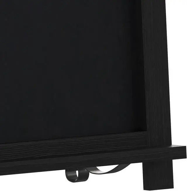 Alt view image 6 of 19 - Flash Furniture Canterbury Tabletop Magnetic Chalkboard Sign Black 12" x 17" (HFKHDGDIS722315)
