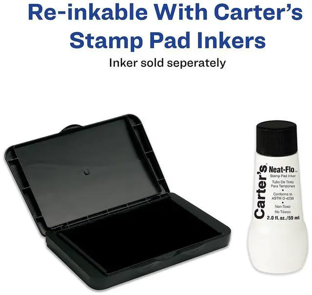 Alt view image 2 of 8 - Felt Stamp Pad 6 1/4 x 3 1/4 Black
