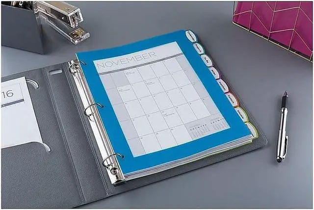 Alt view image 13 of 14 - Avery Ultralast Big Tab Plastic Dividers, 8-Tab Set, Multicolor (24901)