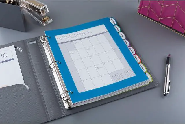 Alt view image 14 of 14 - Avery Ultralast Big Tab Plastic Dividers, 8-Tab Set, Multicolor (24901)