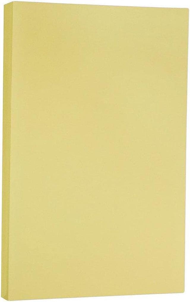 High-Quality Yellow Vellum Bristol 67lb 8 1/2x14 Legal Cardstock