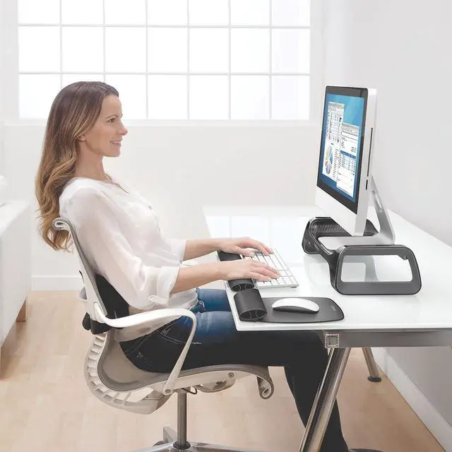 Alt view image 15 of 18 - FELLOWES, INC. 9472401 I-SPIRE SERIES LAPTOP LIFT - BLACK