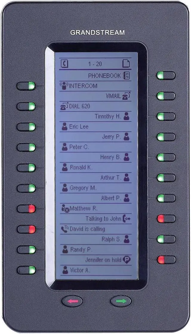 Alt view image 8 of 8 - Grandstream GS-GXP2200EXT Expansion Module for VoIP Phone