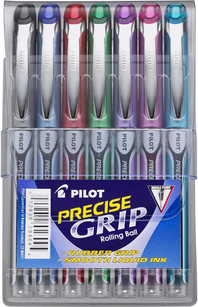 Alt view image 2 of 8 - Pilot Rollerball Pen Extra-Fine 7/PK Assorted 28864