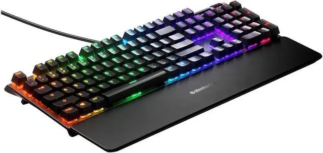 Alt view image 16 of 20 - SteelSeries Apex PRO Adjustable Mechanical Switch Gaming Keyboard 64626
