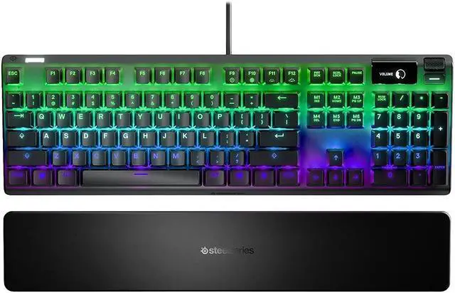 Alt view image 15 of 20 - SteelSeries Apex PRO Adjustable Mechanical Switch Gaming Keyboard 64626