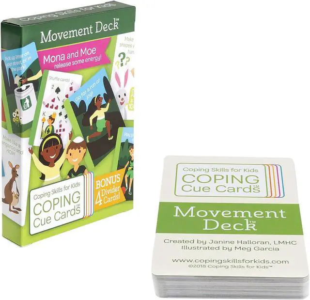 Main image of Coping Skills for Kids Coping Cue Cards Movement Deck (CSKCCMVT)